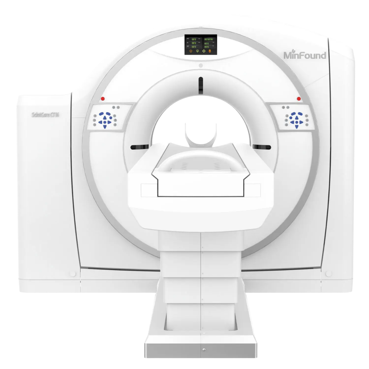 Tomógrafo computarizado Mindfound para diagnóstico por imágenes con tecnología de alta precisión y múltiples cortes.