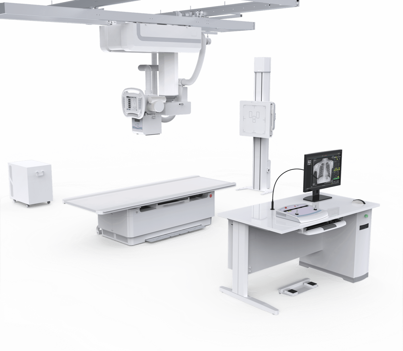 Equipo de rayos X digital instalado por LLM Radiología para exámenes médicos de alta resolución
